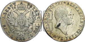 1 злотый 1819 года IВ