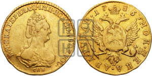 2 рубля 1785 года СПБ (для дворцового обихода)