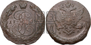 5 копеек 1768 года ЕМ (ЕМ, Екатеринбургский монетный двор)