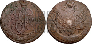 5 копеек 1788 года ЕМ (ЕМ, Екатеринбургский монетный двор)
