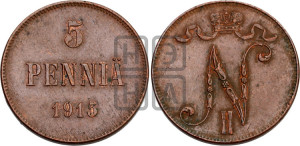 5 пенни 1915 года