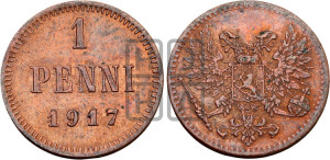 1 пенни 1917 года