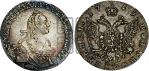 Полуполтинник  1769 года ММД/EI (без шарфа на шее)