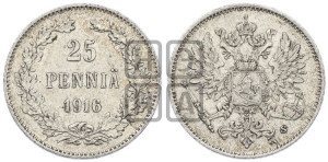 25 пенни 1916 года S