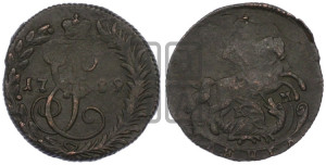 Денга 1789 года КМ (КМ, Сузунский монетный двор)