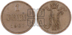 1 пенни 1907 года