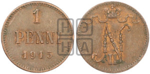 1 пенни 1915 года