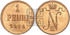 1 пенни 1916 года