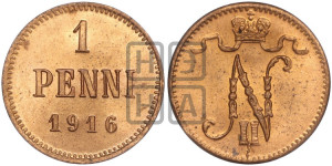 1 пенни 1916 года