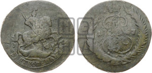 2 копейки 1767 года СПМ (СПМ, Санкт-Петербургский монетный двор)