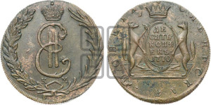 10 копеек 1770 года КМ (для Сибири)