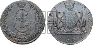 10 копеек 1771 года КМ (для Сибири)
