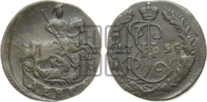 Денга 1795 года КМ (КМ, Сузунский монетный двор)