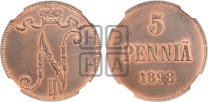 5 пенни 1898 года