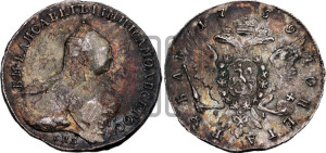 1 рубль 1759 года СПБ / Я I (СПБ, портрет “Ивановский”)