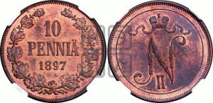 10 пенни 1897 года