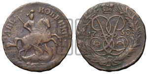 2 копейки 1758 года (гурт “ЕКАТЕРИНБУРГСКОГО ДВОРА”)