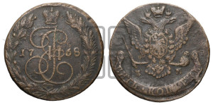 5 копеек 1768 года ЕМ (ЕМ, Екатеринбургский монетный двор)