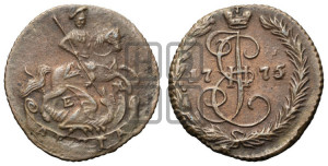 Денга 1775 года ЕМ (ЕМ, Екатеринбургский монетный двор)