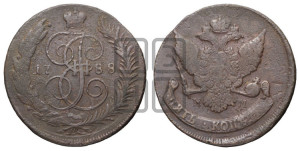 5 копеек 1788 года ММ (ММ, Красный  монетный двор)