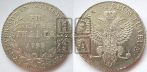 Ein reichsthaler 1798 года