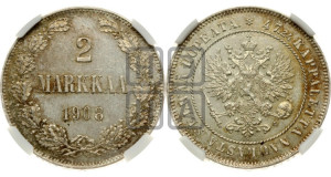 2 марки 1908 года L