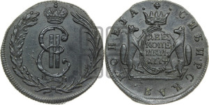 2 копейки 1774 года КМ (для Сибири)