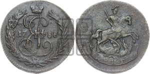 Денга 1788 года (без букв, Красный  монетный двор)