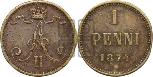 Пенни 1874 года