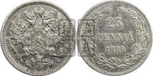 25 пенни 1889 года L