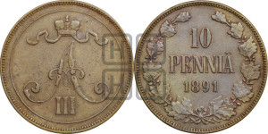 10 пенни 1891 года