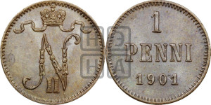 1 пенни 1901 года