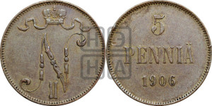 5 пенни 1906 года