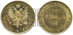 10 марок 1881 года S