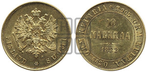10 марок 1882 года S