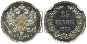 25 пенни 1898 года L