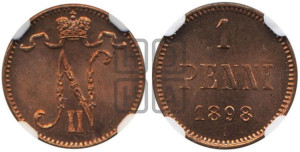 1 пенни 1898 года