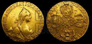 5 рублей 1772 года СПБ (без шарфа на шее)