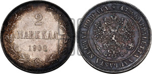 2 марки 1908 года L