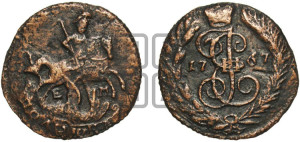 Полушка 1767 года ЕМ (ЕМ, Екатеринбургский монетный двор)