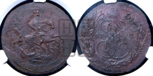 2 копейки 1763 года ММ (ММ, Красный  монетный двор)