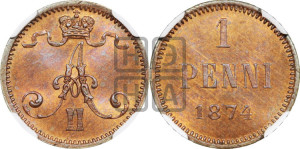 Пенни 1874 года