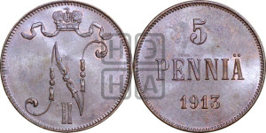 5 пенни 1913 года