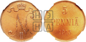 5 пенни 1915 года