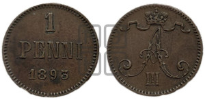 1 пенни 1893 года
