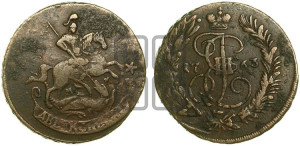 2 копейки 1763 года ММ (ММ, Красный  монетный двор)