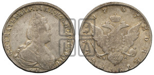 1 рубль 1787 года СПБ/ЯА (новый тип)