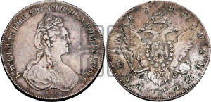 1 рубль 1780 года СПБ/ИЗ (новый тип)