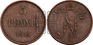 5 пенни 1914 года
