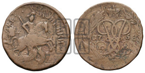 2 копейки 1758 года (гурт “ЕКАТЕРИНБУРГСКОГО ДВОРА”)